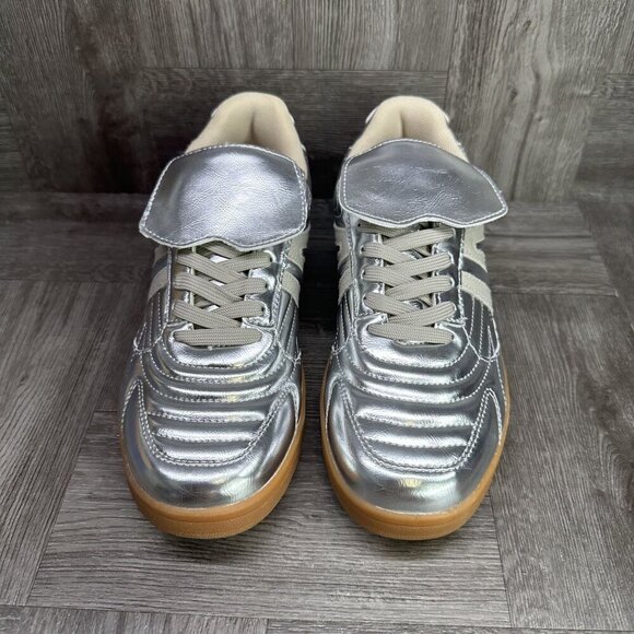 Steve Madden Madrid Women's size 7.5 Metallic Gum Bottom Shoes - Picture 4 of 8